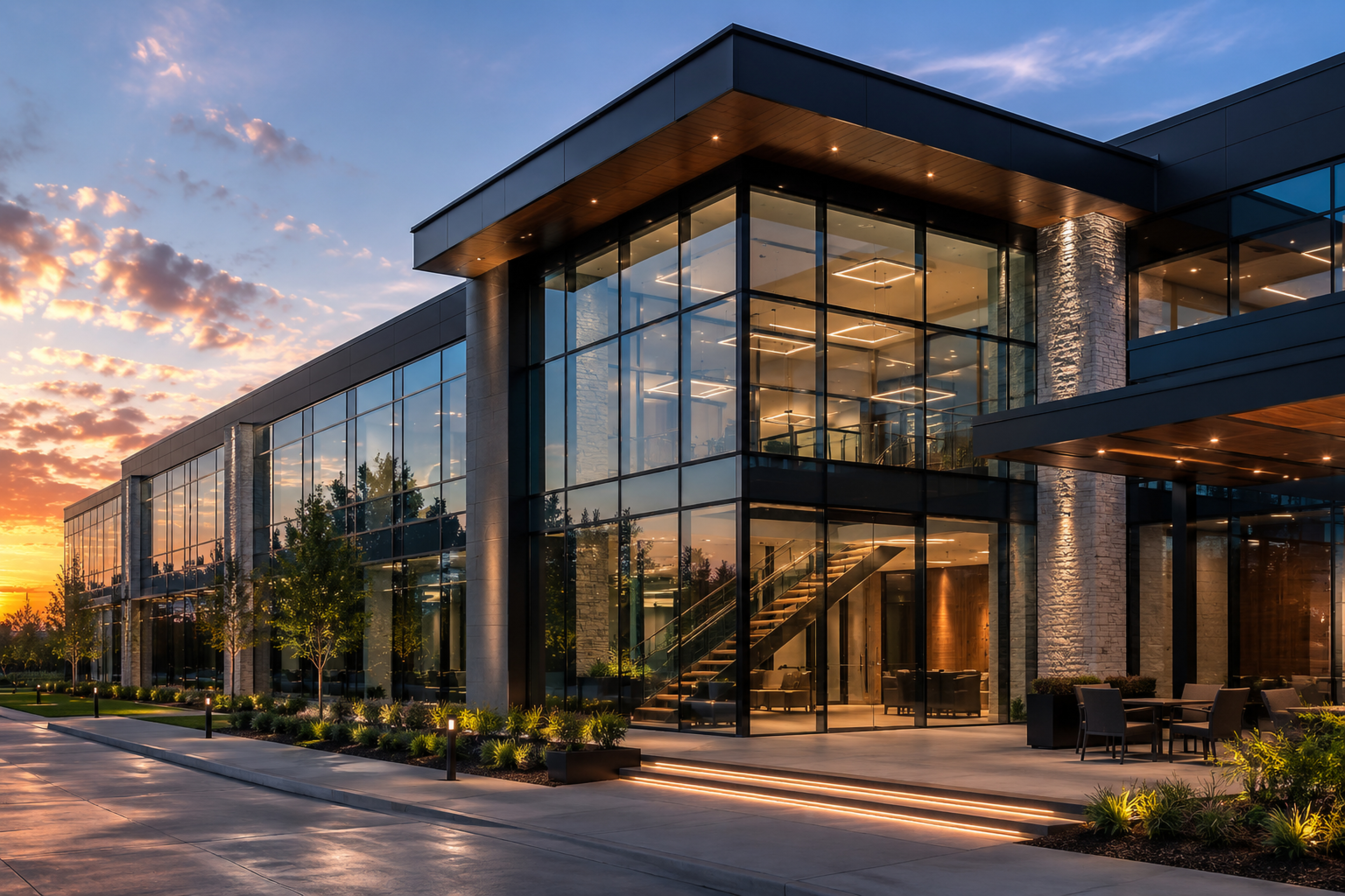 Commercial glass hero